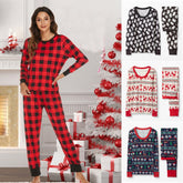 Homewear Anzug Pyjamas Können Weihnachten Elch Langarm Hosen Anzug Weihnachten